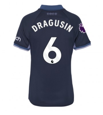 Tottenham Hotspur Radu Dragusin #6 Bortatröja Dam 2023-24 Kortärmad